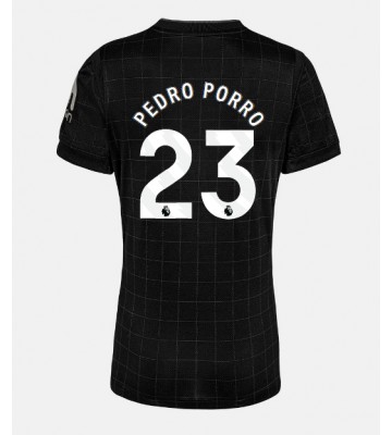 Tottenham Hotspur Pedro Porro #23 Segunda Equipación Mujer 2025-26 Manga Corta